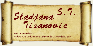 Slađana Tišanović vizit kartica